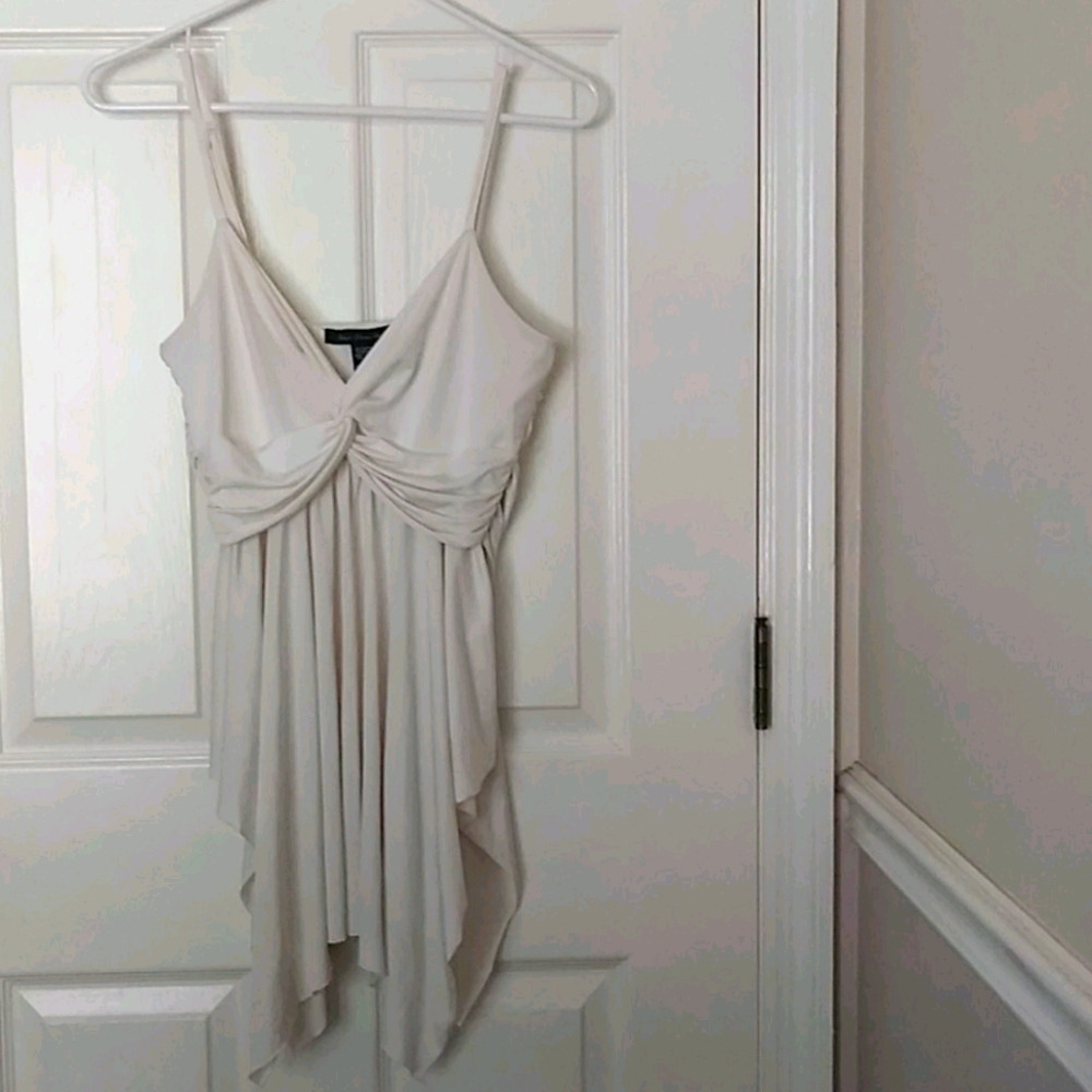 White spaghetti strap top